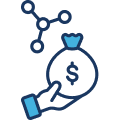 Biomedical biobanking icon