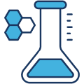 Biomedical simulation icon