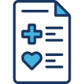 Biomedical healthcare icon